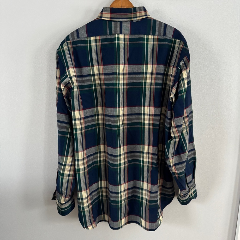 Vintage Pendleton Plaid Flannel Button Down - Lar… - image 2
